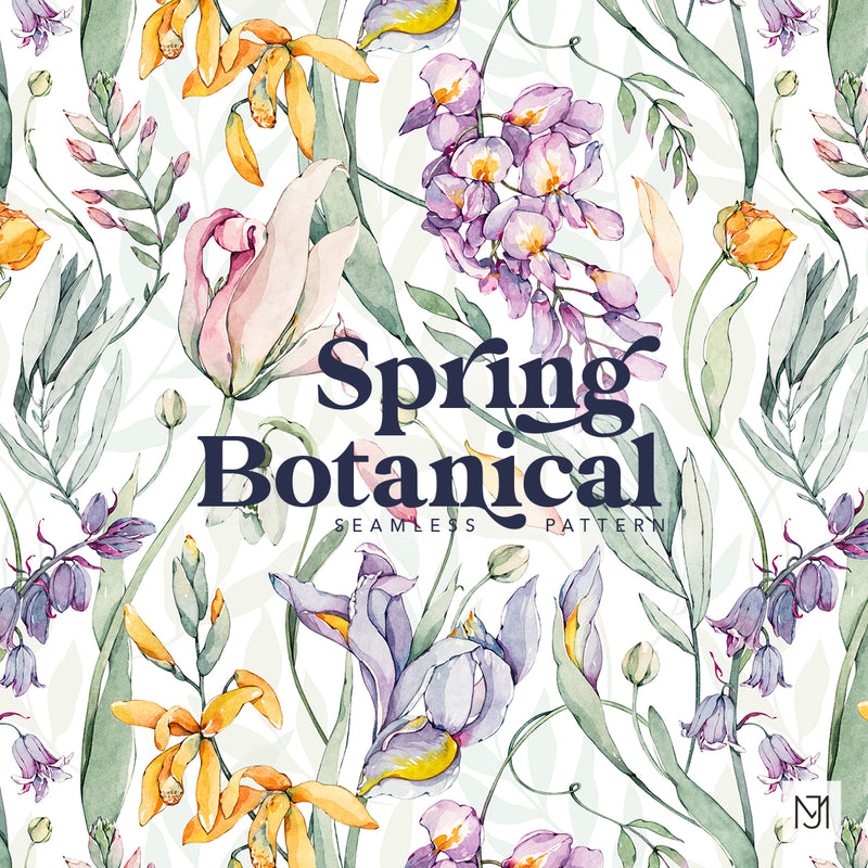 Botanical Seamless Pattern - 059