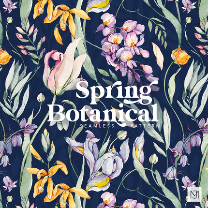 Botanical Seamless Pattern - 059