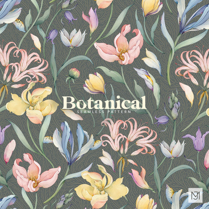 Botanical Seamless Pattern - 087