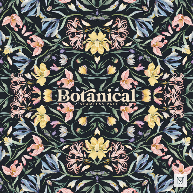 Botanical Seamless Pattern - 087-G