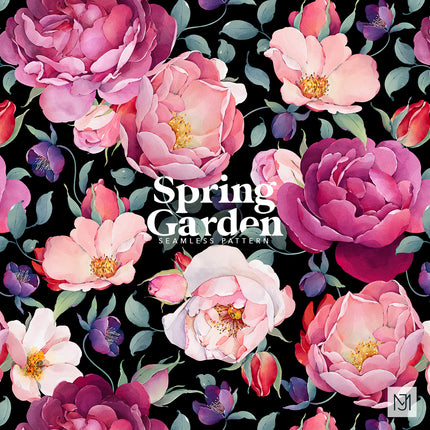 Spring Garden Seamless Pattern - 089