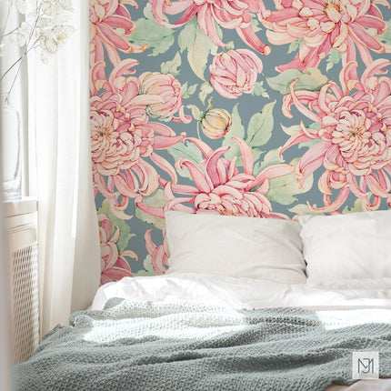 Chrysanthemum Seamless Pattern - 065
