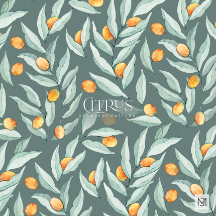 Citrus Seamless Pattern - 056