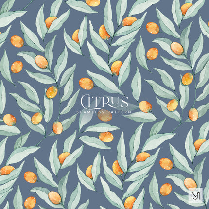 Citrus Seamless Pattern - 056