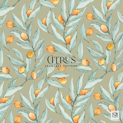 Citrus Seamless Pattern - 056