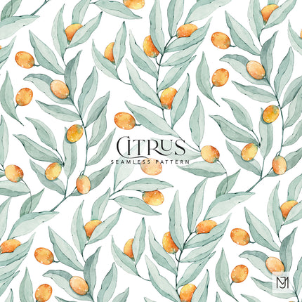 Citrus Seamless Pattern - 056