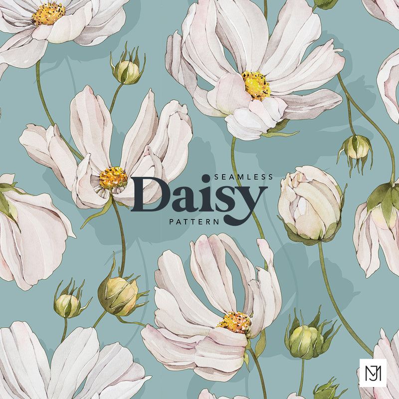 Daisy Seamless Pattern - 036