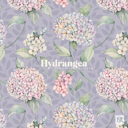 Hydrangea Seamless Pattern - 064