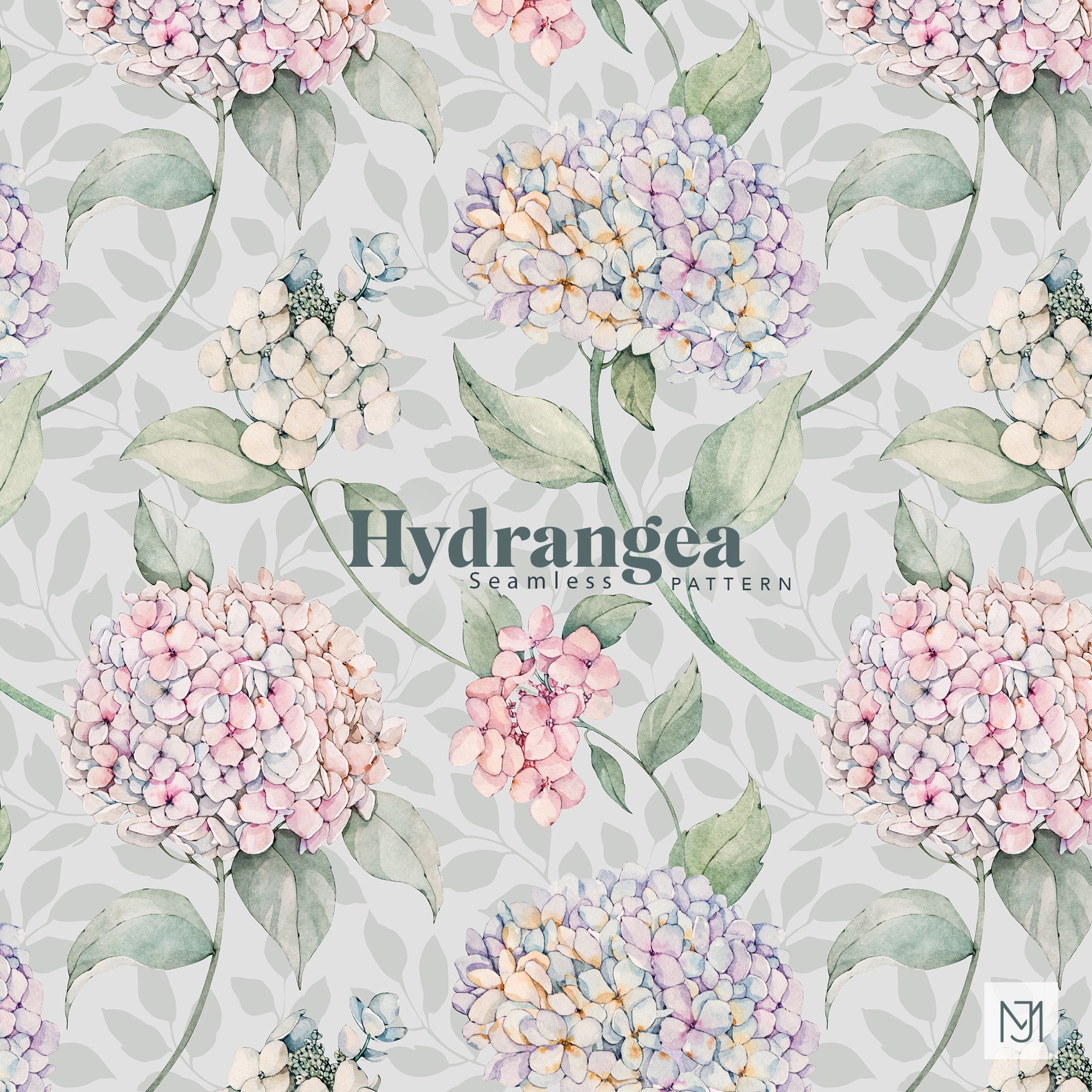 Hydrangea Seamless Pattern - 064 – Media Jamshidi