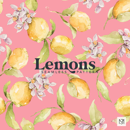 Lemons Seamless Pattern - 032
