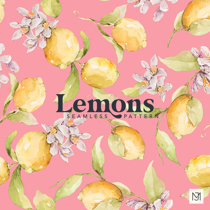 Lemons Seamless Pattern - 032