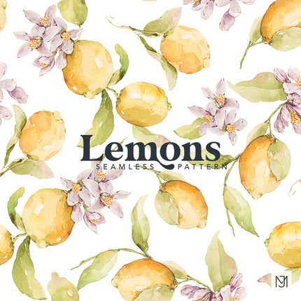 Lemons Seamless Pattern - 032