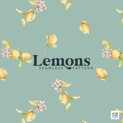 Lemons Seamless Pattern - 032