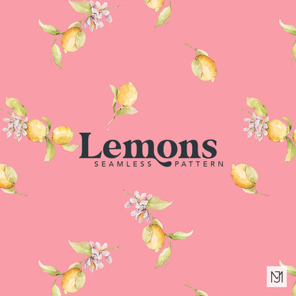 Lemons Seamless Pattern - 032