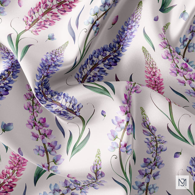 Lupine Seamless Pattern - 073