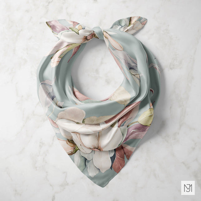 Watercolor Magnolia Seamless Pattern - 038