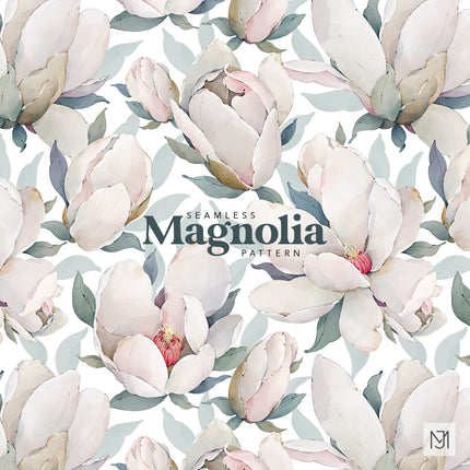 Magnolia Seamless Pattern - 090