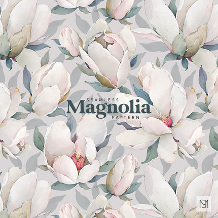 Magnolia Seamless Pattern - 090