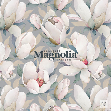 Magnolia Seamless Pattern - 090