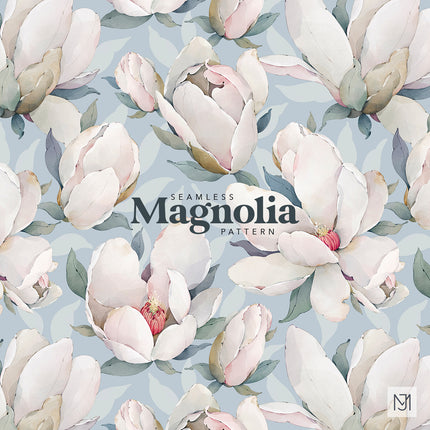 Magnolia Seamless Pattern - 090
