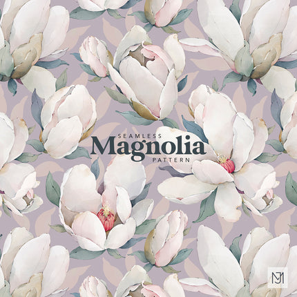 Magnolia Seamless Pattern - 090