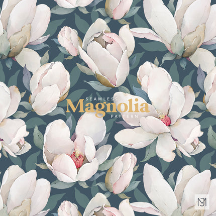 Magnolia Seamless Pattern - 090