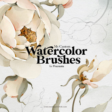 My Custom Watercolor Brushes for Procreate