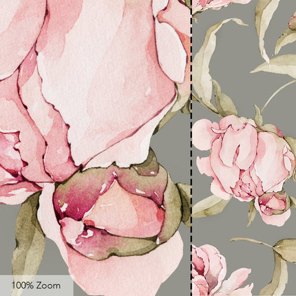 Peonies Seamless Pattern - 034