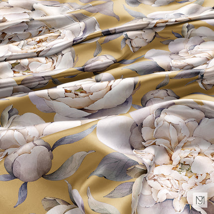 Peonies Seamless Pattern - 091