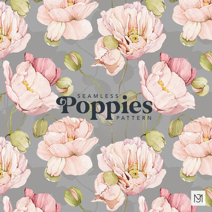 Poppies Seamless Pattern - 037
