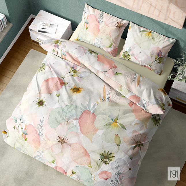 Pressed Flowers Seamless Pattern - 088