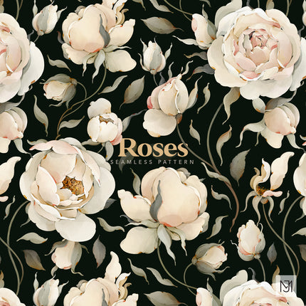 Roses Seamless Pattern - 082