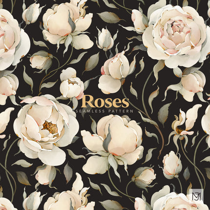 Roses Seamless Pattern - 082