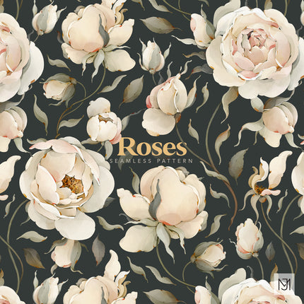 Roses Seamless Pattern - 082