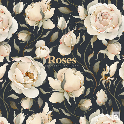 Roses Seamless Pattern - 082