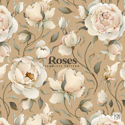 Roses Seamless Pattern - 082