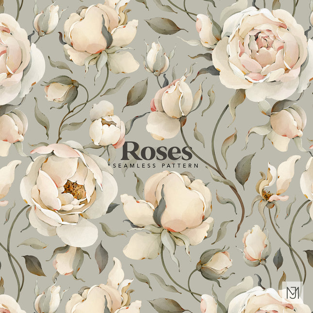 Roses Seamless Pattern - 082