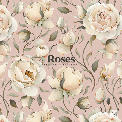 Roses Seamless Pattern - 082