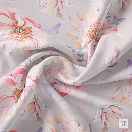Soft Peony Seamless Pattern - 029