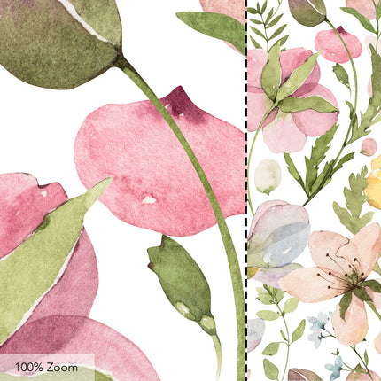 Spring Flowers Seamless Pattern - 046