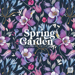 Spring Garden Seamless Pattern - 098
