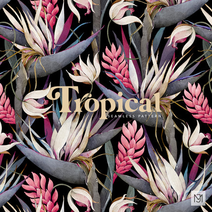 Tropical Seamless Pattern - 095