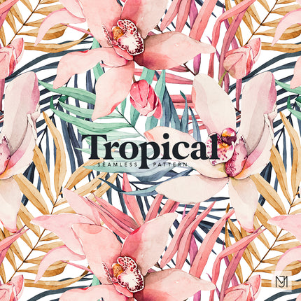 Tropical Seamless Pattern - 053