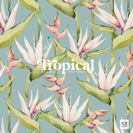 Tropical Seamless Pattern - 052