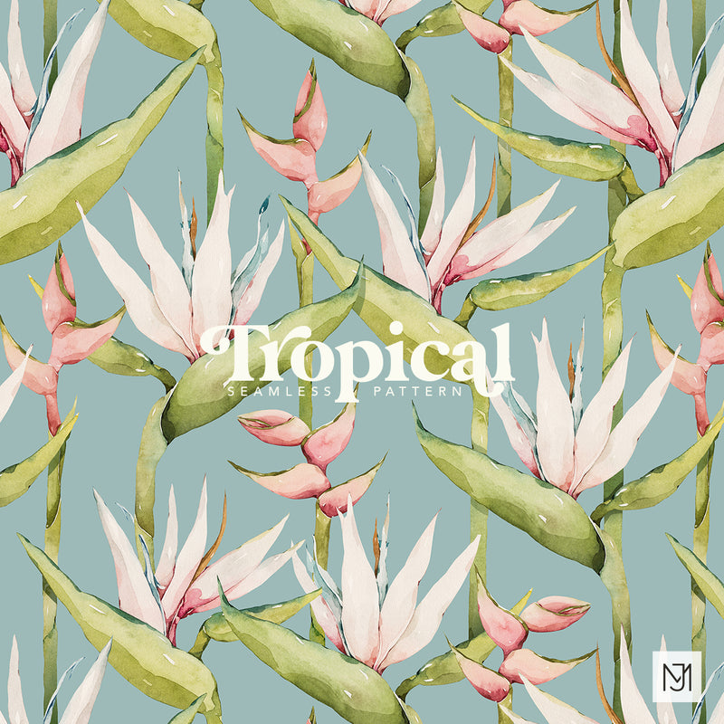 Tropical Seamless Pattern - 052