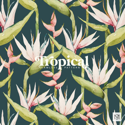 Tropical Seamless Pattern - 052