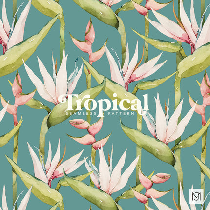 Tropical Seamless Pattern - 052