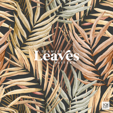 Tropical Leaves Seamless Pattern - 051
