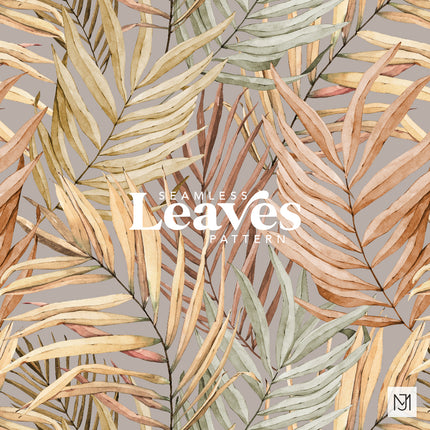 Tropical Leaves Seamless Pattern - 051