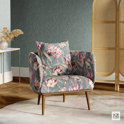 Tropical Protea Seamless Pattern - 048